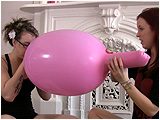 Video clip for sale of Holly and Raven inflating a GL700 by mouth