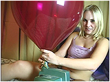 Video clip for sale of Miel inflating balloons with a power pump
