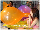 pics from a balloon webcam show