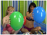 Kitty and Xev inflating and nail popping