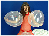 clear spray balloons