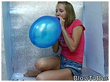 Nadine enjoys her first blow to pop