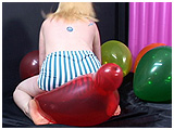 balloon riding and bouncing