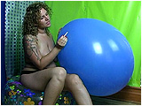 Video clip for sale of Rey Rey smokes a Misty 120 cigarette while teasing a 28-inch balloon