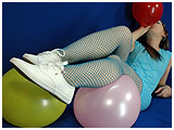 balloons and sneakers