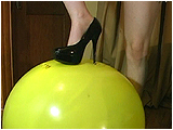Video clip for sale of Victoria heel-popping balloons