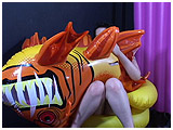 inflating an inflatable
