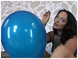 Video clip for sale of Kedra smoking while inflating a 16-inch Unique