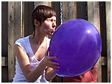 Video clip for sale of Alice inflating, smoking then cig-popping