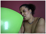 Video clip for sale of Chachou blowing to pop a balloon
